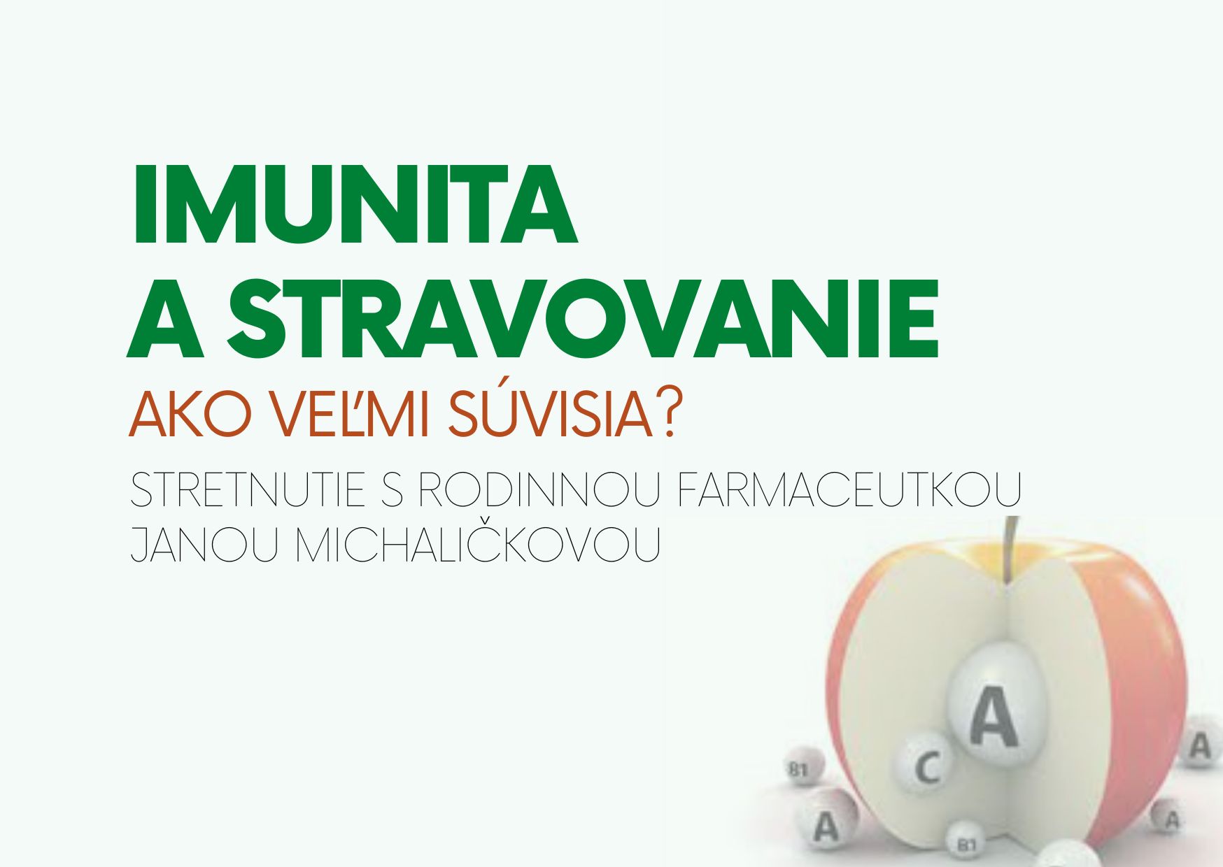 Imunita a stravovanie: ako veľmi spolu súvisia?